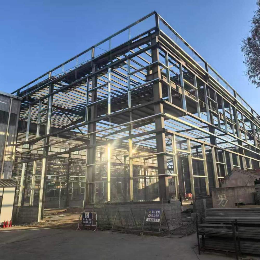 CE Certified Q355 Prefab Portal Frame Steel Structure Warehouse Custom Industrial Workshop