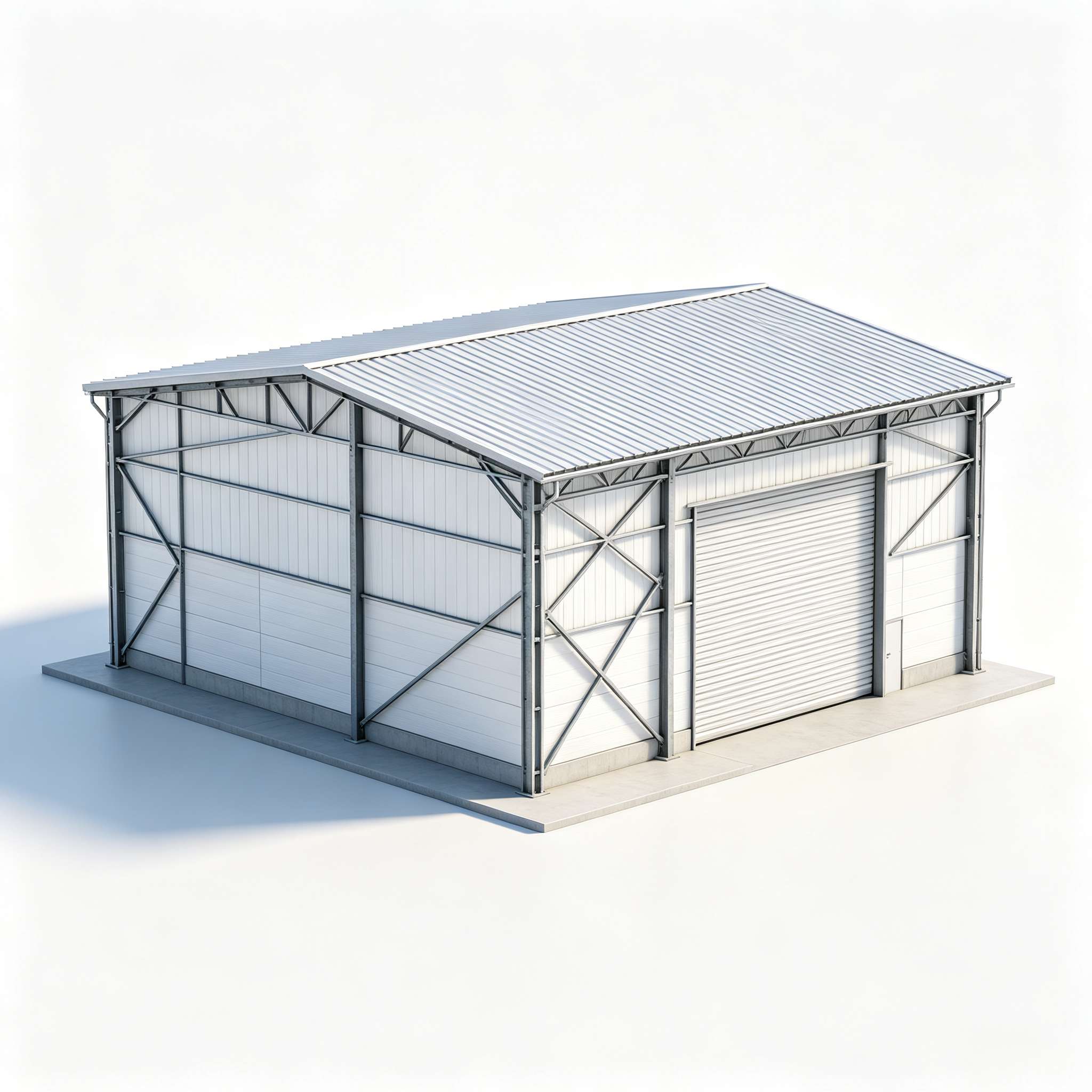 Custom Large Span Prefabricated Steel Structure Workshop Warehouse H Section Steel Frame