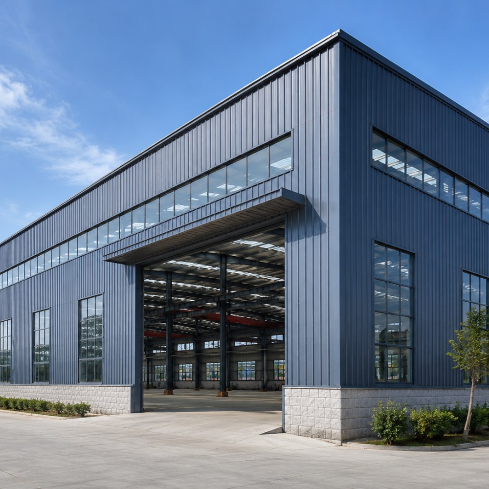 Custom, Q355B, Hot Galvanized, Portal Frame, Prefabricated Steel Structure, Industrial Warehouse, Workshop,
