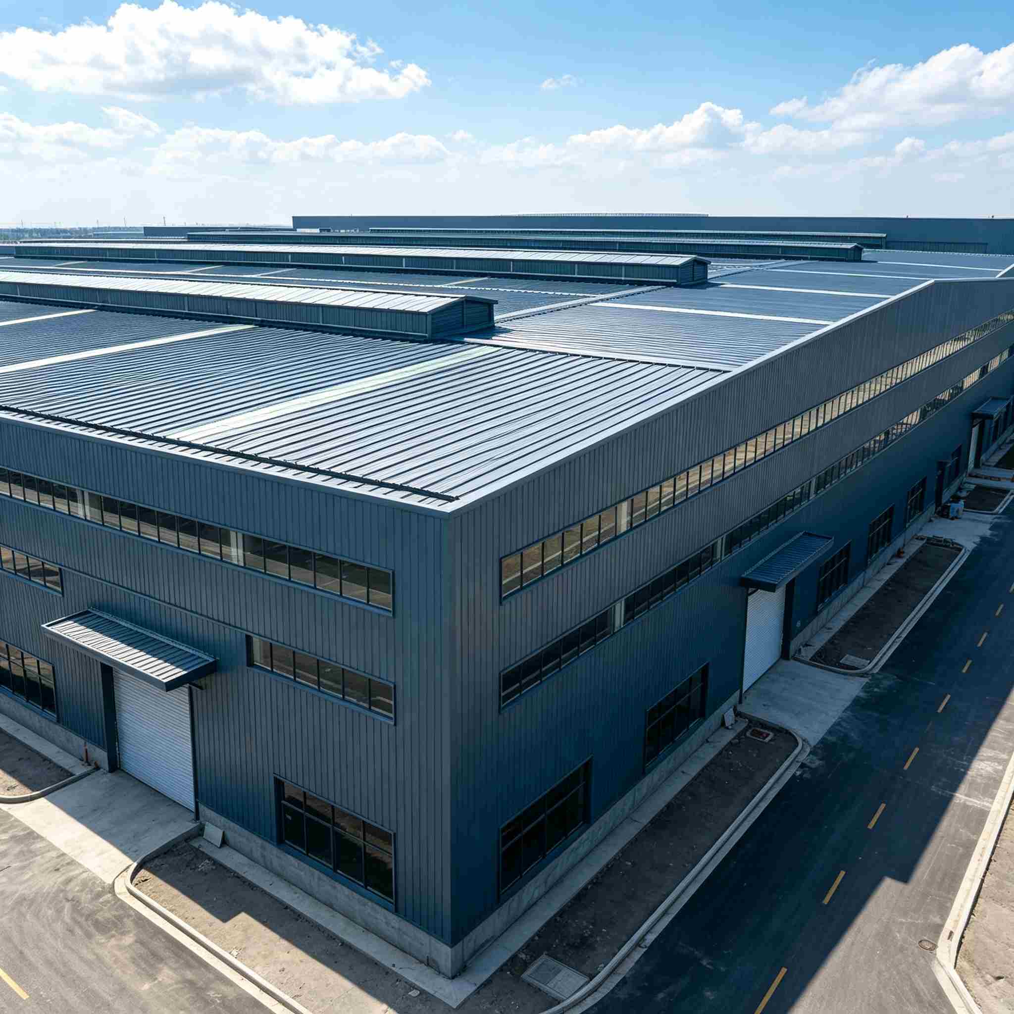 Custom Q355B Pre-engineered Metal Frame Manufacturing Factory
