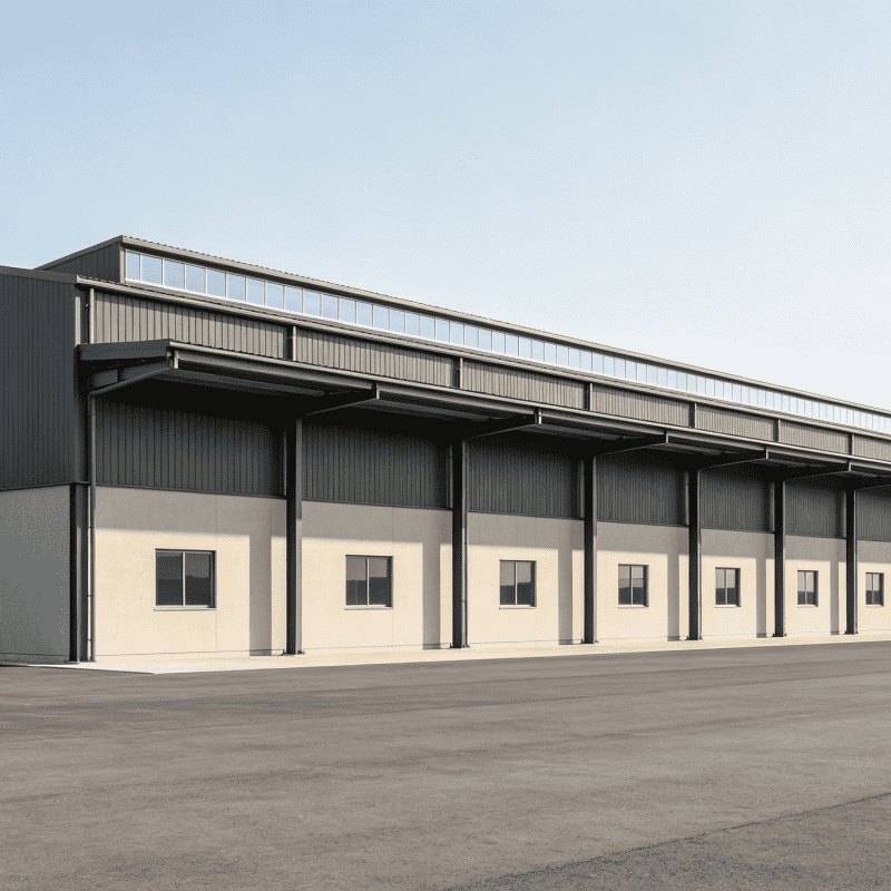 Factory Direct Workshop Custom Size Prefab Metal Warehouse