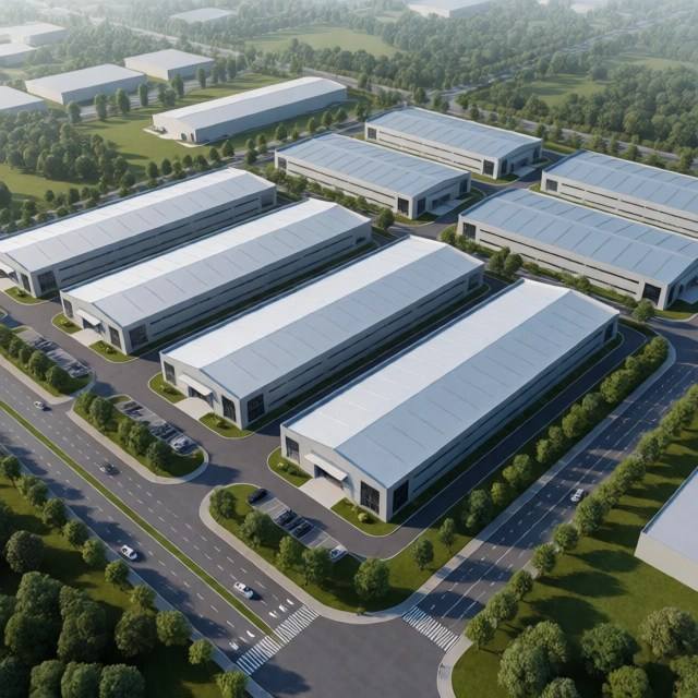 Fast Assembly Prefab Steel Structure Workshop Warehouse Industrial Construction