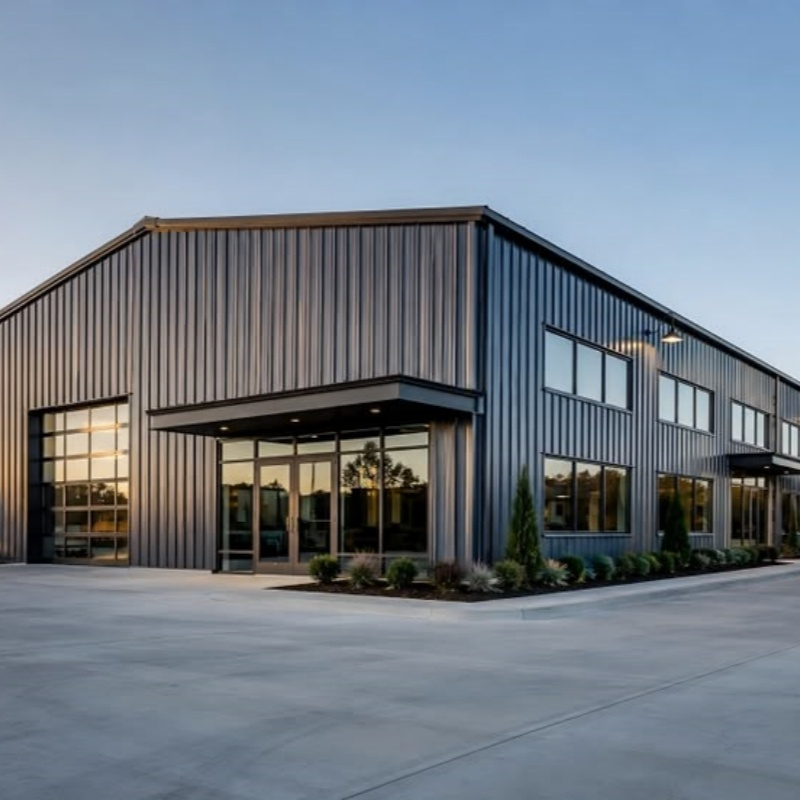 Heavy Duty H Beam Prefab Metal Warehouse Building Steel Structure For Commercial Storage