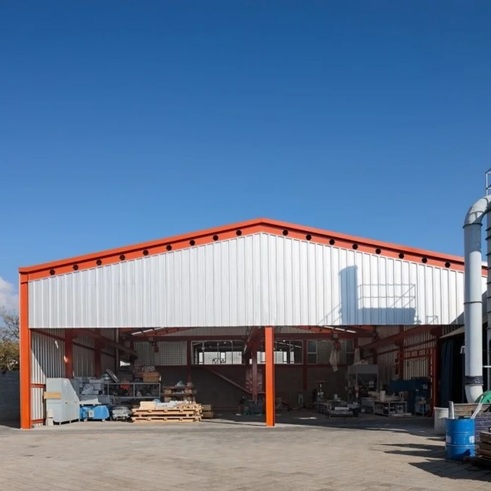 High Strength Anti-Corrosion Steel Structure Workshop for Mechanical Processing Industrial Production Use Steel Warehouse High