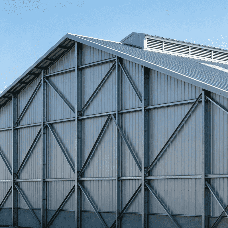 Light Gauge Thin Wall Steel Structure Warehouse Fast Assembly Prefabricated Metal Storage Warehouse Building