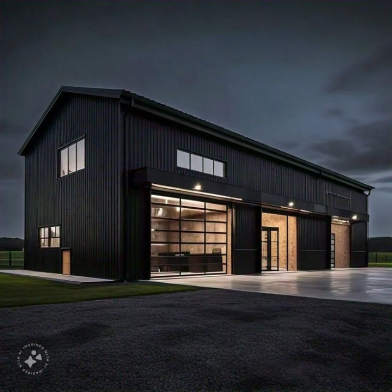 Low Cost Pre-engineered Steel Structure Warehouse Quick Assembly Metal Workshop Shed