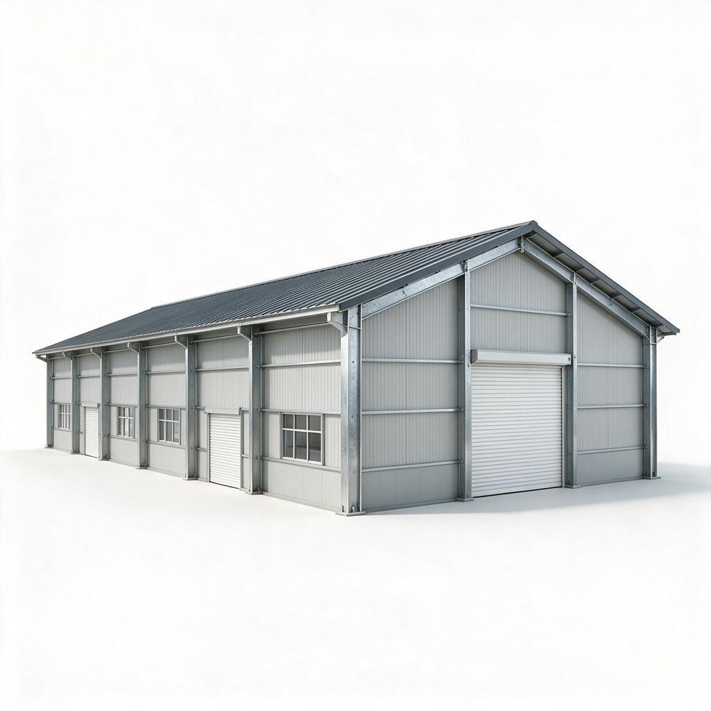 OEM Custom Galvanized Q355B Prefabricated Steel Structure Warehouse for Industrial Workshop Wholesale