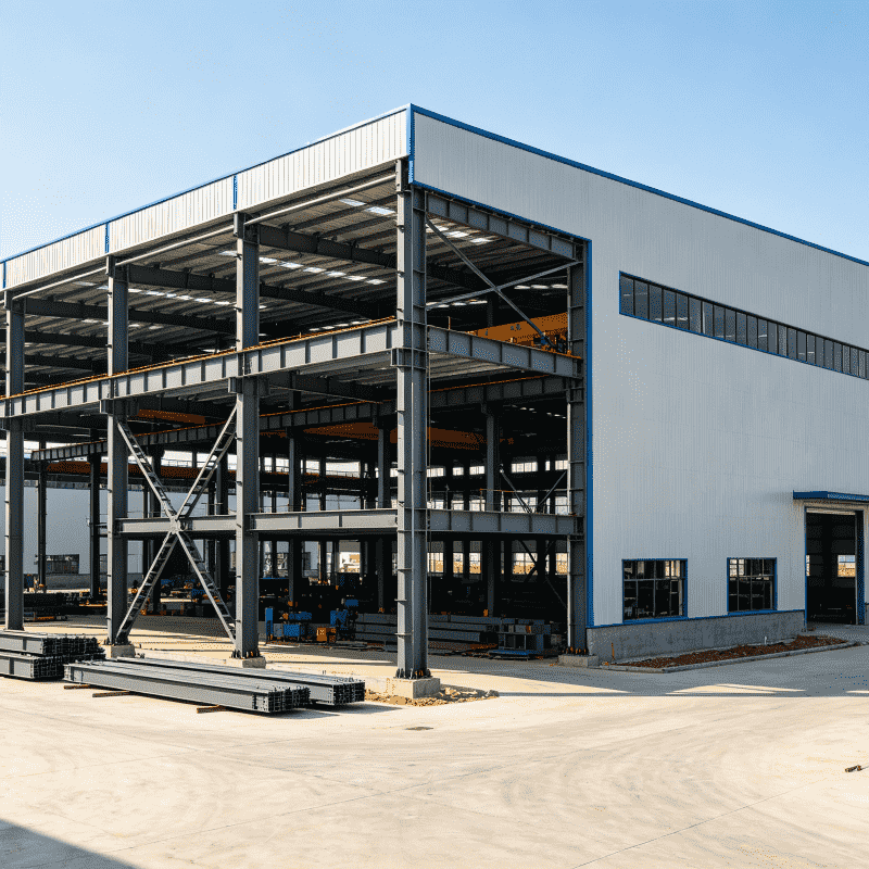 Prefabricated Multi-story Heavy Steel Structure Processing Workshop