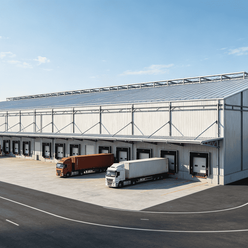 Prefabricated Steel Structure Logistics Distribution Center