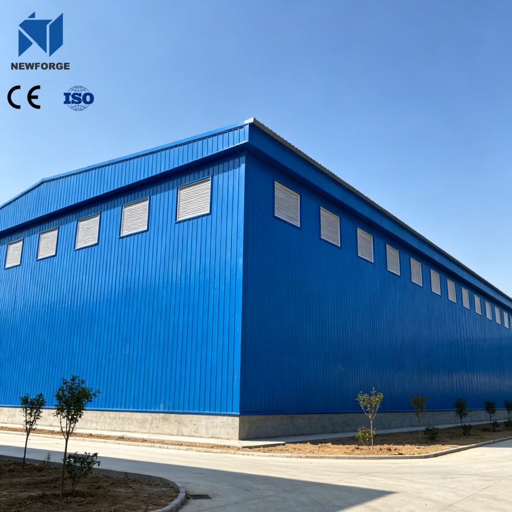 Prefabricated Steel Structure Metal Frame Industrial Workshop for Factory Production Plant