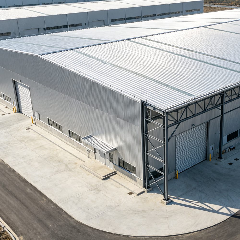 Q355B Prefab Steel Structure Workshop Metal Frame Industrial Factory Building Factory Custom Direct