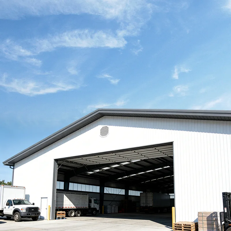 Single Slope Steel Structure Warehouse