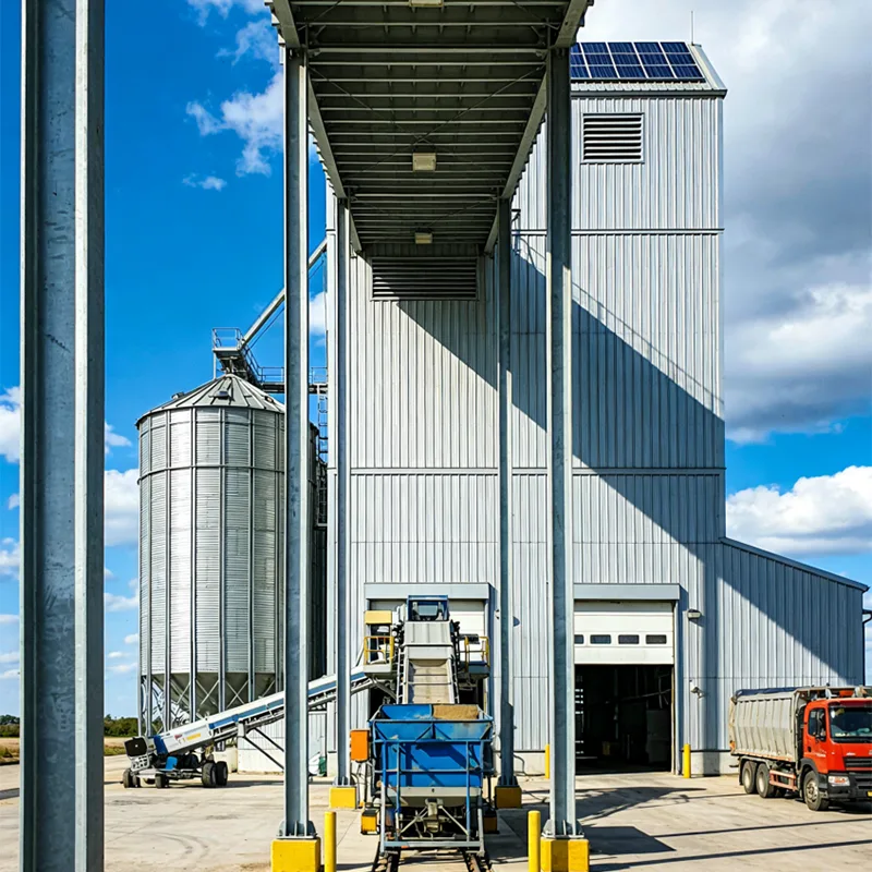 Steel Structure Grain Storage Warehouse