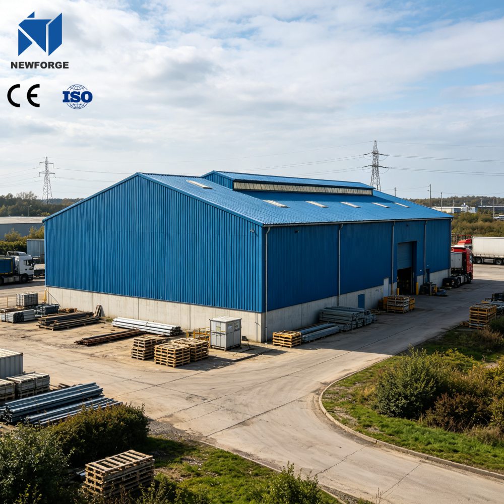 Steel Structure Workshop Prefabricated Metal Frame Industrial Workshop Building for Factory Production Plant